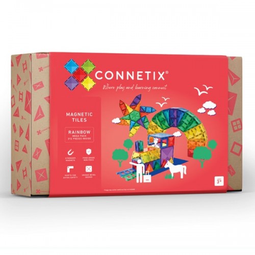 Connetix Tiles Rainbow Mega Pack 212pc (CON-EU-212)