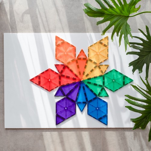 Connetix Tiles Rainbow Geometry 30pc (CON-EU-30G)