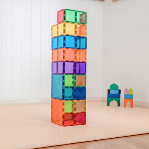 Connetix Tiles Rainbow Square Pack 42pc (CON-EU-R42)