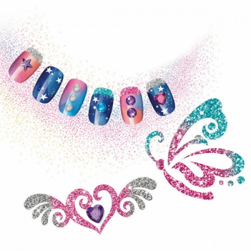 CrazArt Sparkling Glitter Tattoos and Nails (820-10585)