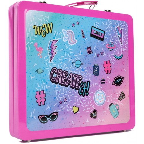 Create it! Βαλίτσα Σετ Μακιγιάζ Neon και Glitter (84171)