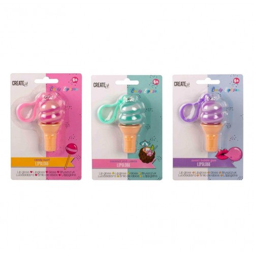 Create it! Candy Lip Gloss Ice Cream 3 σχέδια (84800) Create it! Candy Lip Gloss Ice Cream 3 σχέδια (84800)