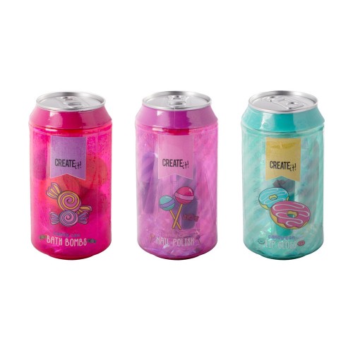 Create it! Candy Bath Bombs σε Κουτάκι Αναψυκτικού 3 σχέδια (84815)