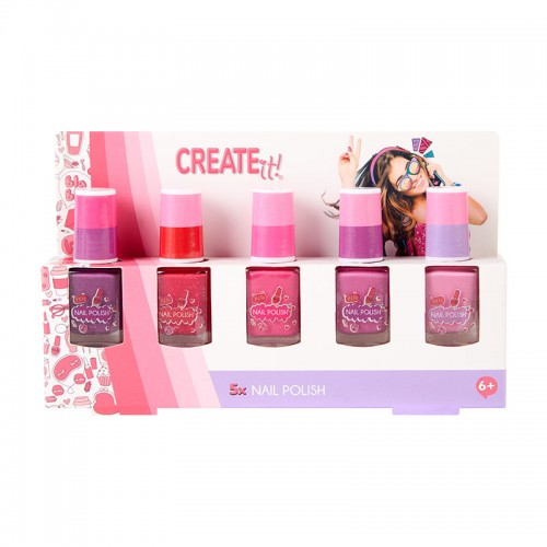 Create it! Σετ Μανό Ροζ 5 Τμχ. (884148) Create it! Σετ Μανό Ροζ 5 Τμχ. (884148)