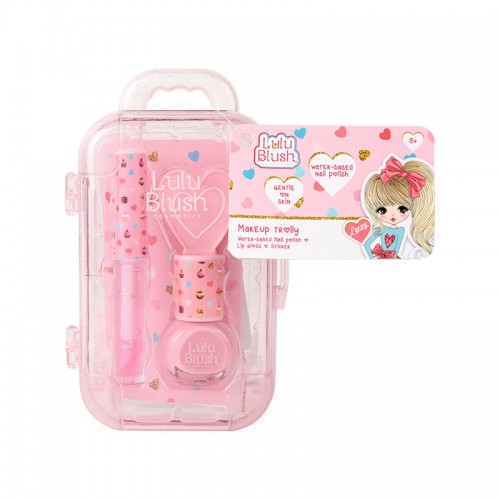 Lulu Blush Βαλιτσάκι Τρόλει με Μακιγιάζ Βάση νερού (884953) Lulu Blush Βαλιτσάκι Τρόλει με Μακιγιάζ Βάση νερού (884953)