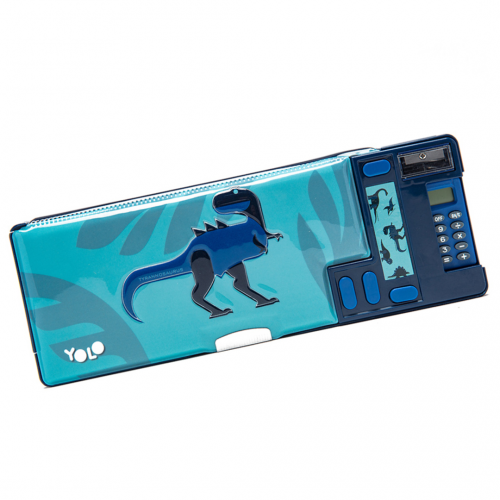 Cremlis Retro Κασετίνα Light Blue Dino (10124)