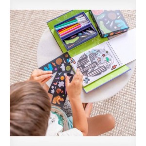 Tiger Tribe Σετ Δραστηριοτήρων Colouring Set Dino in Space (20200)