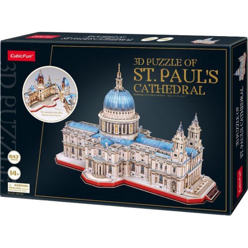 Cubic Fun 3D Puzzle St.Paul's Cathedral 643τεμ. (MC270H)