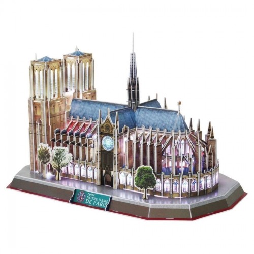 Cubic Fun Puzzle 3D 293τεμ Notre Dame de Paris With Lights 149τεμ. (L173H)