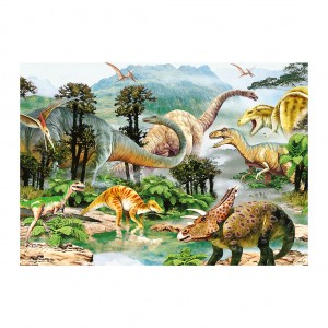 Dino Puzzle 100τεμ XL Life of Dinosaurs (34343)