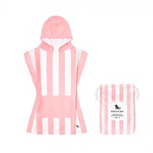 Dock & Bay Poncho Πετσέτα Παιδικό Malibu Pink M 6-10 (62169)
