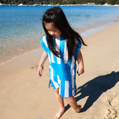 Dock & Bay Poncho Πετσέτα Παιδικό Bondi Blue S 3-5 (62129)