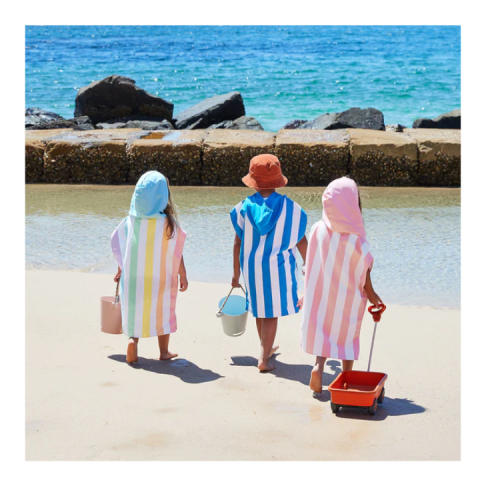 Dock & Bay Poncho Πετσέτα Παιδικό Bondi Blue S 3-5 (62129)