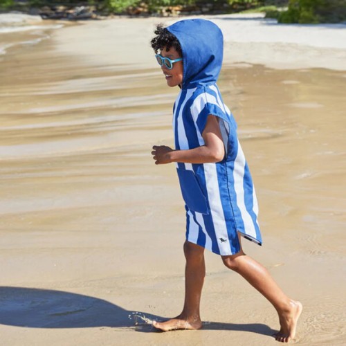 Dock & Bay Poncho Πετσέτα Παιδικό Whitsunday Blue M 6-10 (62168)