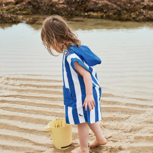Dock & Bay Poncho Πετσέτα Παιδικό Whitsunday Blue M 6-10 (62168)