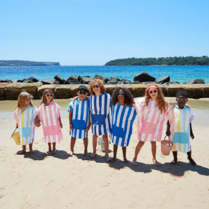 Dock & Bay Poncho Πετσέτα Παιδικό Coastal Candy S 3-5 (62399)