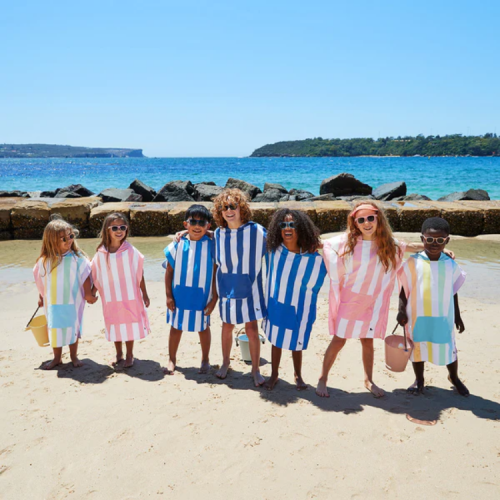 Dock & Bay Poncho Πετσέτα Παιδικό Whitsunday Blue M 6-10 (62168)