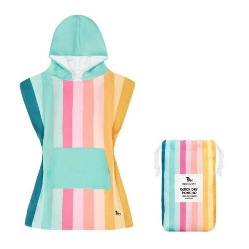 Dock & Bay Poncho Πετσέτα Παιδικό Coastal Candy S 3-5 (62399)