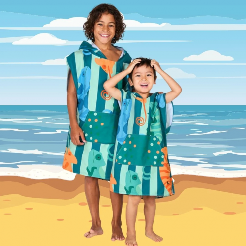 Dock & Bay Poncho Πετσέτα Παιδικό Karma Cameleon M (62405)