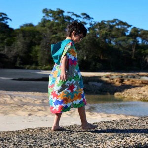 Dock & Bay Poncho Πετσέτα Παιδικό Camo Cubes M (62407)