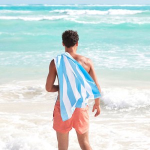 Dock & Bay Πετσέτα Θαλάσσης Cabana Tulum Blue (160x90) (83094)