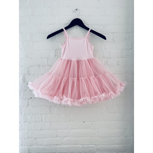 Dolly By Le Petit Tom Φόρεμα Spaghetti Tutu Dress Dollypink 4-6y (42349)