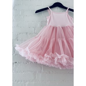 Dolly By Le Petit Tom Φόρεμα Spaghetti Tutu Dress Dollypink 4-6y (42349)