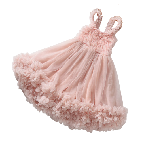 Dolly By Le Petit Tom Φόρεμα Pettidress Ballet Pink 1-3y (64643)