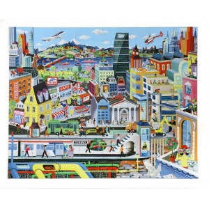 Eebbo Puzzle 48τεμ. Within the City (PZWHCT)