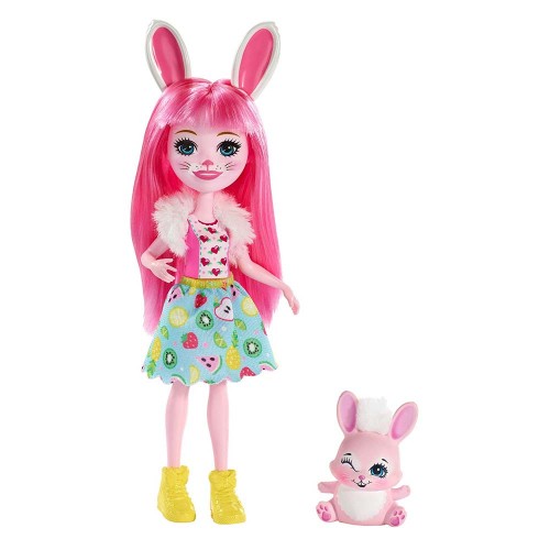 Enchantimals Κούκλα και Ζωάκι Φιλαράκι Bree Bunny & Twist (FXM73/DVH87)