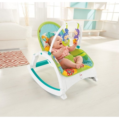 Fisher Price Rainforest Friends Newborn To Toddler Ριλάξ/Κούνια (CMR10) Fisher Price Rainforest Friends Newborn To Toddler Ριλάξ/Κούνια (CMR10)