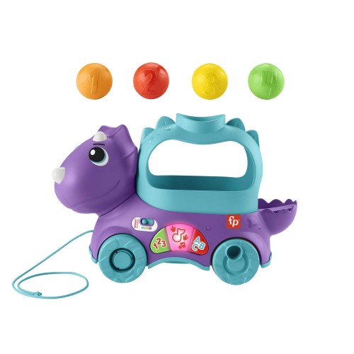 Fisher Price Εκπαιδευτικό Συρώμενο Δεινοσαυράκι (HNR55)