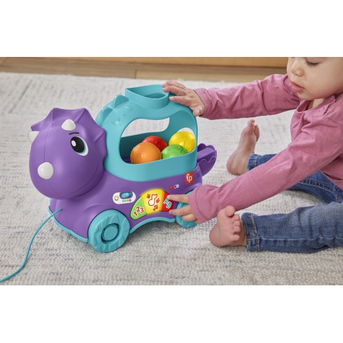 Fisher Price Εκπαιδευτικό Συρώμενο Δεινοσαυράκι (HNR55)