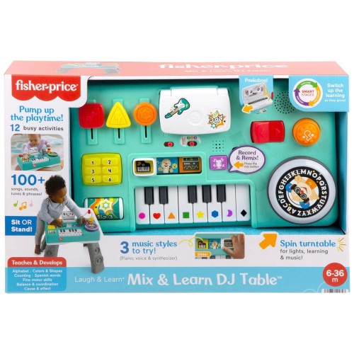 Fisher Price Εκπαιδευτική Κονσόλα DJ Με Φώτα & Ήχους (HRB61)