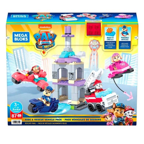 Mega Bloks Paw Patrol Ride & Rescue Vehicle Pack 87τμχ (HFC18)