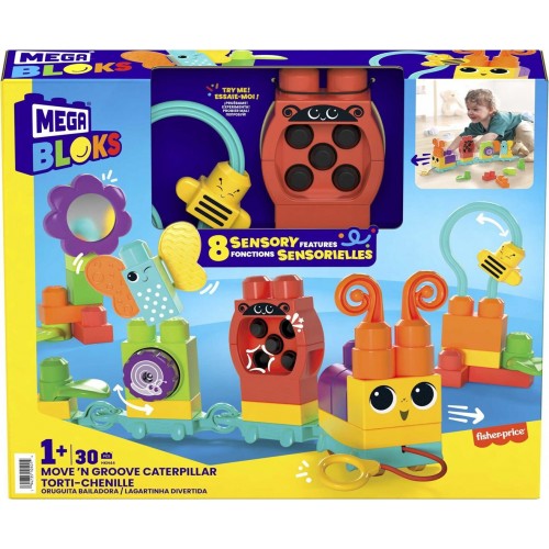 Mega Bloks® Sensory Line Κάμπια (HKN44) Mega Bloks® Sensory Line Κάμπια (HKN44)