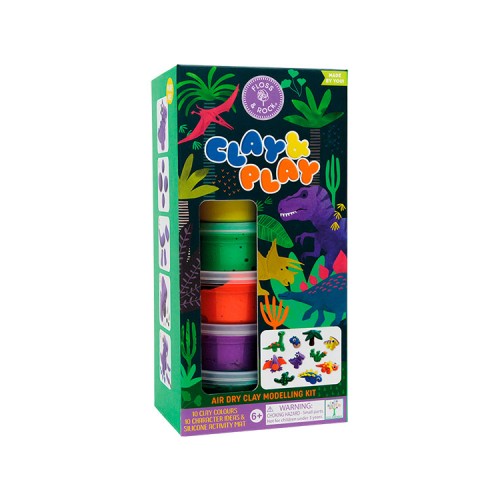 Floss and Rock Παιχνίδια με Πηλό Clay & Play Dino (50P6138)