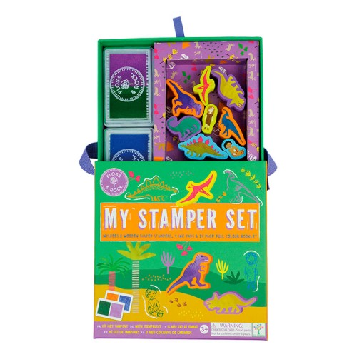 Floss and Rock Dino Stamper Set (50P6149) Floss and Rock Dino Stamper Set (50P6149)