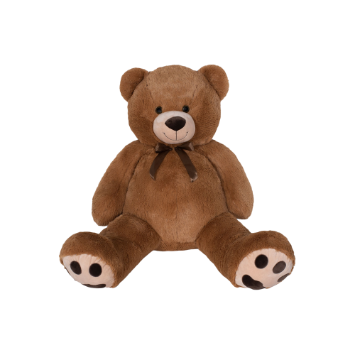 Friendlies Λούτρινη Αρκούδα Καθιστή Καφέ 120cm (2913)