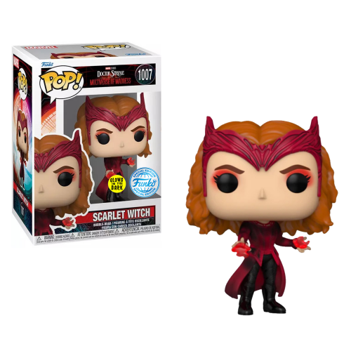 Funko Pop! Marvel: Doctor Strange in the Multiverse of Madness Scarlet Witch Glows in the Dark (Special Edition) (1007)