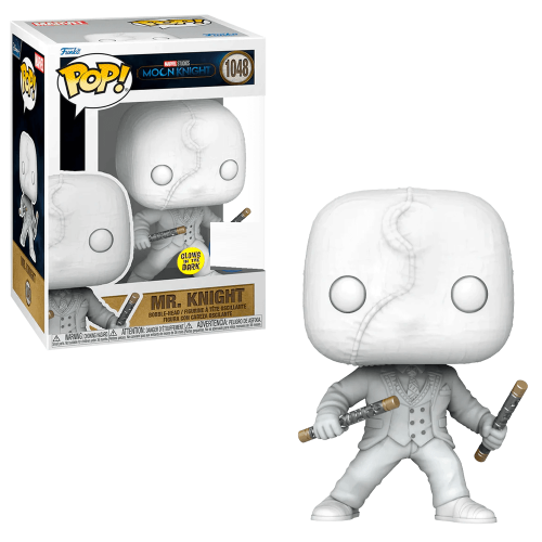 Funko Pop! Marvel Moon Knight - Mr. Knight (Glows in the Dark) Special Edition Bobble-Head (1048)