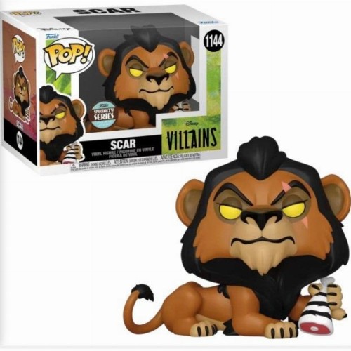 Funko Pop! Disney Villains: Lion King Scar (with Meat) Specialty Series Limited Edition (1144)