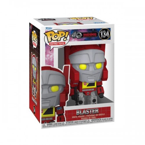 Funko Pop! Retro Toys: Transformers 40 Years - Blaster (134)