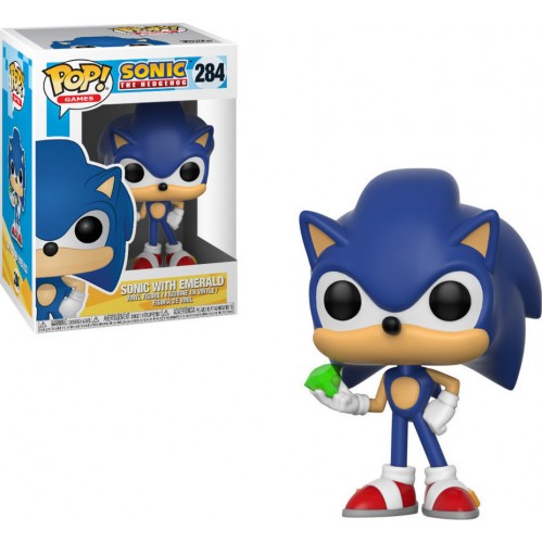 Funko Pop! Games Sonic the Hedgehog Sonic with Emerald (284)