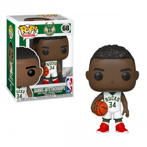 Funko Pop! Basketball NBA: Milwaukee Bucks Giannis Antetokounmpo (68)