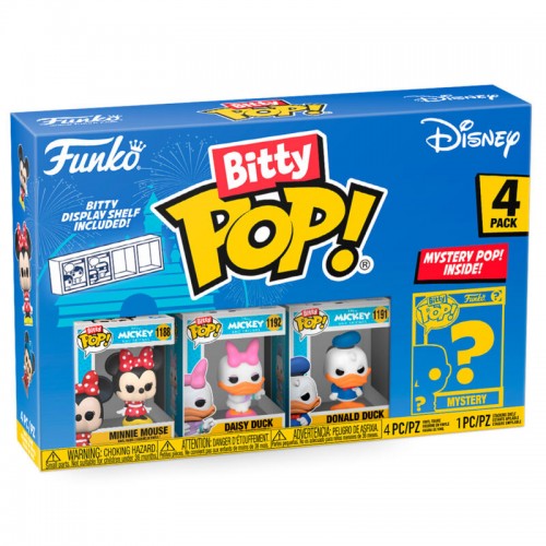 Funko Bitty Pop! Disney Minnie Mouse, Daisy Duck, Donald Duck & Mystery (71320)