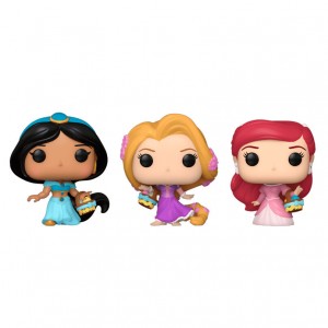 Funko Carrot Pocket Pop! Disney Princess Rapunzel, Ariel, Jasmin (76444)