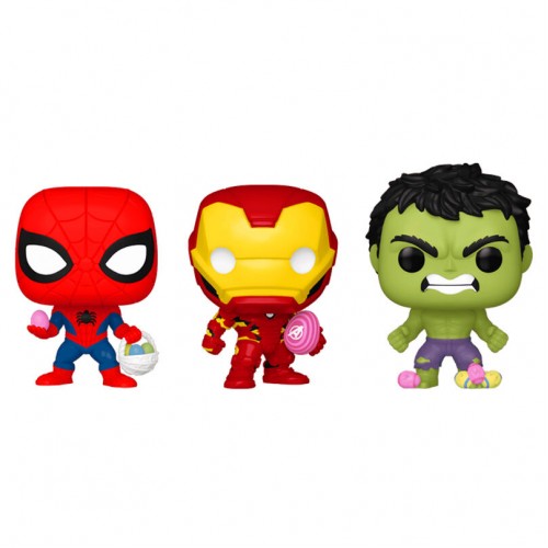 Funko Carrot Pocket Pop! Marvel Spiderman, Hulk, Iron Man (77168)