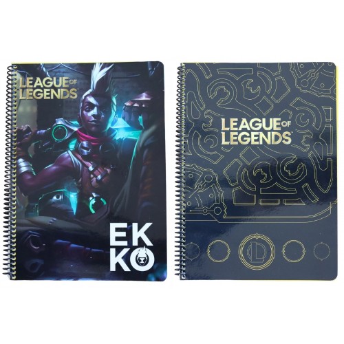 Gim Τετράδιο Σπιράλ Μεγάλο 2 Θεμάτων League Of Legends (345-05440)