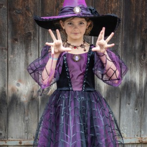 Great Pretenders Στολή Μάγισσα Μοβ με Ιστό 7-8 (34397)